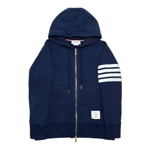 Thom Browne 4 Bar Hoodie Sweater Size 3 - Picture 1 of 16
